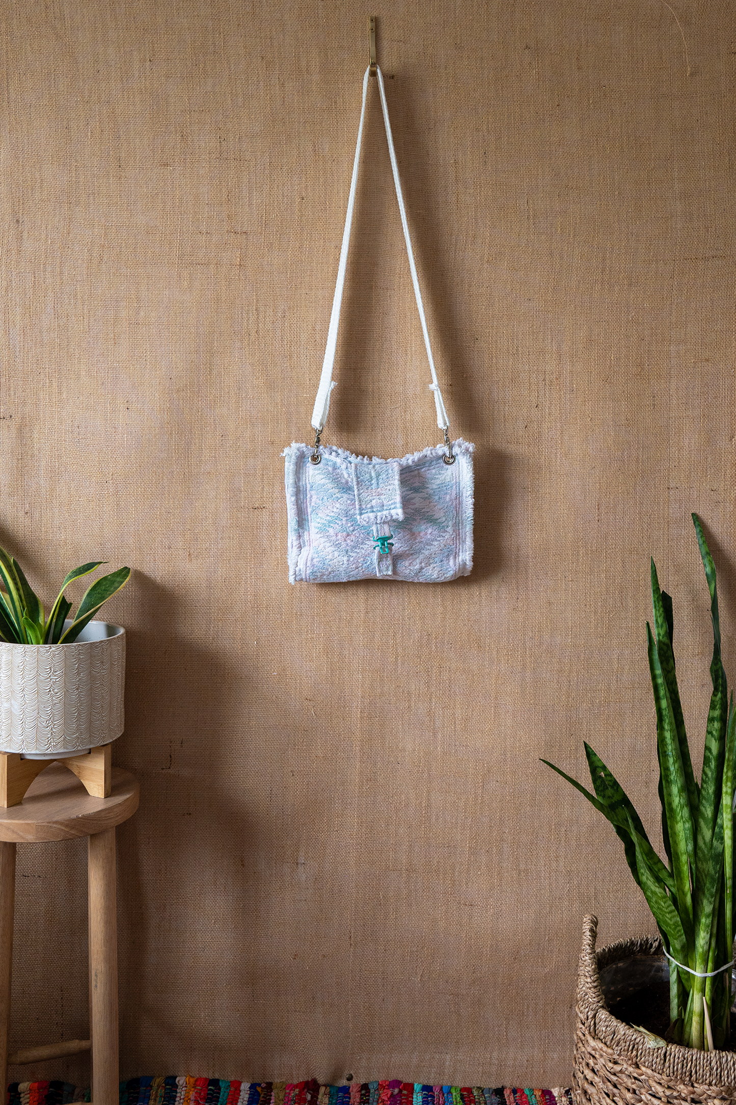 Geo Pastel Corset with Matching Crossbody Bag